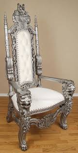 Photo Of Silver Throne Chair Yahoo Search Results Throne Chair Chair Dining Table Chairs