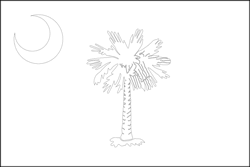 Free printable north carolina flag coloring page in pdf format. South Carolina Flag Coloring Country Flags