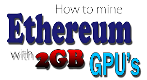 The second part is separate from your main question above. 2gb Gpu Ethereum Mining Guide 2018 Steemit