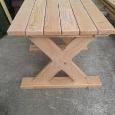 table de jardin en douglas table de jardin table de jardin bois table picnic bois