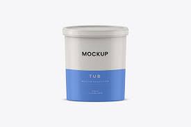 Download Plastic Food Bucket Mockup Mockup Daddy