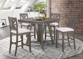 The Athens Drop Leaf Counter Height Table Set Miami Direct Furniture Eleanor antique drop leaf round counter height dining set by inspire q classic.