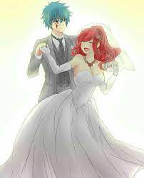 So finden sie das perfekte hochzeitskleid. Die Beiden Sind Einfach So Suss Fairy Tail Fairy Tail Wedding Fairy Tail Love