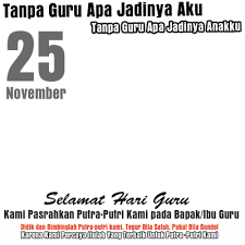 Check spelling or type a new query. Selamat Hari Guru Nasional Support Campaign Twibbon