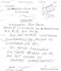 Pe perioada nedeterminata sau preavizul opereaza in virtutea legii, chiar daca nu a fost mentionat in actul de demisie. Cerere Demisie Cu Preaviz