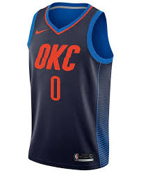 Mens Russell Westbrook Oklahoma City Thunder Statement Swingman Jersey