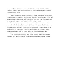 We ordered some malaysia traditional foods, and one of those dishes that i like it very. Malaysian Food Essay Asian Cuisine Regional Ethnic Food