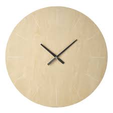 Horloge En Bois D 80 Cm Norway Maisons Du Monde Wooden Clock Clock Wall Clock
