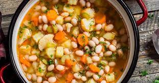 Rustic Autumn Vegetable Soup Recipe Fall Soups Vegetables Stuffed Peppers