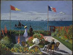 With a passion for gardening as well as for colours, he conceived both his flower garden and water garden as true works. Claude Monet Garden At Sainte Adresse The Metropolitan Museum Of Art