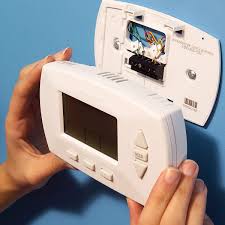 A thermostat functions as the command center for your air conditioning (AC) system. It constantly monitors the indoor air temperature and signals the AC to turn on or off to maintain the set temperature.