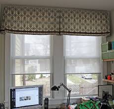 This Required 2 Pieces Of Fabric Sewn Together And Hidden In The Middle Pleat Please Contemporary Valances Valances For Living Room Valance Window Treatments