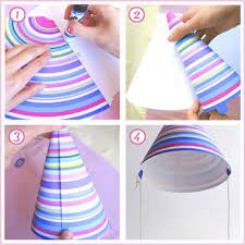 4th Of July Party Hats Party Hat Template Party Hat Tutorial Diy Party Hats