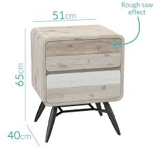 There's something supremely comforting about our reclaimed bedroom furniture. Kuta Modern Reclaimed Wood Bedside Table Industrial Style Furniture123