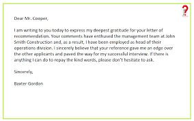 Sample Thank You Letter For Recommendation Thank You Letter Letter Of Recommendation Letter To Teacher