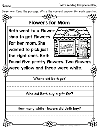 I Hope That Your Students Will Enjoy These No Prep May Themed Reading Comprehension Passages First Grade Reading Comprehension Reading Comprehension Worksheets