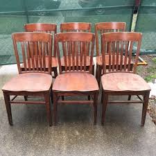 The schoolhouse chair style is an american classic that is popular with many restaurants and bistros. Antiques Furniture Great Lakes Yard