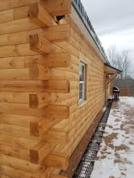 Pine and faux barn board paneling make a statement in your log cabin or home. Pine 8 False Log Corner Butt Pass Log Corners