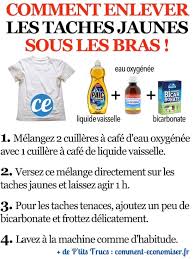 Vos Vetements Blancs Ont Des Taches Jaunes Disgracieuses Sous Les Bras C Est Le Resultat De La Transpiration Et Tache Tache De Gras Enlever Les Taches Jaunes