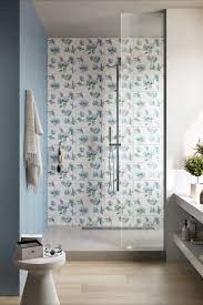 Rivestimento Paint Blossom Sky 25x40 Decoro Floreale Azzurro Iperceramica Bagni Iperceramica Bagni Rivestimenti Bagni Colorati