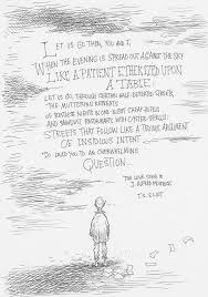 Love Song Of J Alfred Prufrock Ill By Chris Riddell Poetry Quotes Literary Quotes Poems Beautiful
