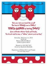 Thing 1 Thing 2 Twins Baby Shower Invitation Twin Boys Baby Shower Seuss Baby Shower Dr Seuss Baby Shower