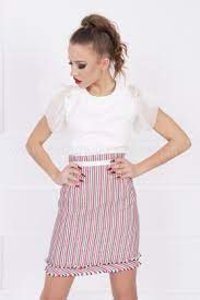 Дамски блузи къс ръкав, бели, (xxl) - Caramella Fashion