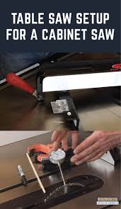 Table Saw Setup Tips Woodworking Video Table Saw Woodworking Diy Table Saw
