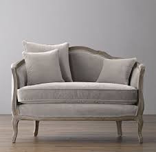 47 Ondine Upholstered Salon Bench Burnt Oak Furniture Vintage Sofa Rustic Furniture Diy
