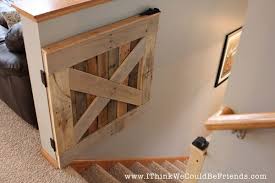 Diy Palette Wood Baby Pet Gate Diy Baby Gate Wooden Baby Gates Diy Dog Gate