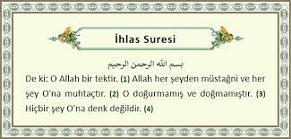 İhlâs suresi fazileti ve sırları. Ihlas Suresi Meali Sufle