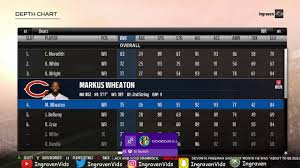 Madden 18 Best Bears Depth Chart Setup Full Roster Breakdown In M18