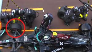 The wheelgun operator was unable to remove the wheel and bottas. Barely Believable Pit Stop Mishap Ruins Valtteri Bottas In Monaco Tell My Sport