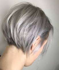 More women are coming to become aware of that gray hair is not a trouble and may even be a blessing. Short Bob Gray Hair Novocom Top