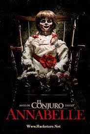 Poster De Annabelle 2014 Dvdrip Latino Horror Movie Art Scary Movies Horror Posters