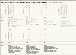 Door And Window Schedule Example Architectural Services Architecture Details Construction Drawings