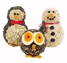Preston The Penguin Buttons The Snowman Hoot The Owl Available Only At Wild Birds Unlimited Http Bird Seed Ornaments Bird Feeder Craft Wild Birds Unlimited