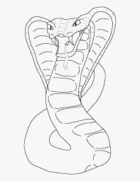 Transparent Drawing Instructions King Cobra - Drawing Of Cobra Head, Hd Png  Download , Transparent Png Image - Pngitem