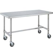 14 Gauge Metro Mwt306hs 30 X 60 Hd Super Open Base Stainless Steel Mobile Work Table Stainless Steel Work Table Work Table Stainless Steel Kitchen Island