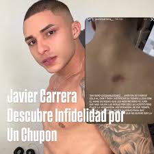 Hermanas ¡Escándalo! @javiercarrera__ descubre infidelidad de su pareja por  un chupón en pleno encuentro romántico El amor le duró menos que las  flores… El Creador de contenido Javier Carrera vivió una escena
