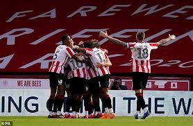 Brentford captain pontus janssen said: Brentford 3 1 Swansea City Agg 3 2 Bees Book Spot In Championship Play Off Final Daily Mail Online