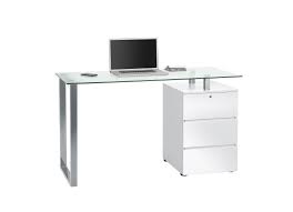 Bureau Informatique Design Metal Verre Filippo Petit Bureau Blanc Bureau Blanc Bureau Bois