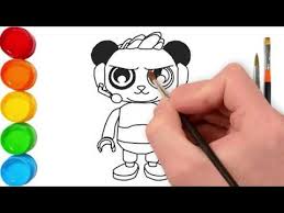 Tag With Ryan Combo Panda Coloring Page Learn Colors Youtube The combo panda™ logo on the paw pad makes this plush an official addition to any fan's collection. tag with ryan combo panda coloring page learn colors