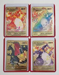 Latest templates including pendulum, link and rush are available. Buy Pokemon Charizard V Charizard Vmax Ultra Rare Hyper Rare Rainbow Rare Full Art Gold Metal Custom Card Hard Metal Top Loader Online In Turkey B094wyxy47