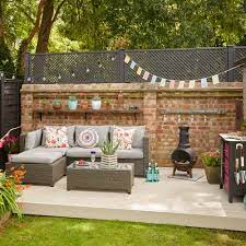 Even into winter the right garden design can prove invaluable, with a patio providing a weatherproof space to gather around a fire pit. Patio Ideas 24 Patio Design Ideas To Improve Any Outdoor Space