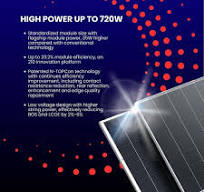 Trina 710W/720W N-type i-TOPCon bifacial dual glass solar panel (33  panels/pallet) $0.371/W