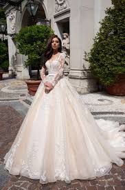 Lace sweetheart wedding ball gown strapless bridal dress custom made size. Lace Ball Gown Long Sleeve Wedding Dresses Ivory Wedding Dress Sleeves Ball Gown Wedding Dress Online Wedding Dress