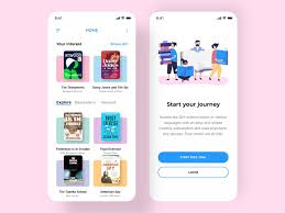 E Book App Design In 2020 App Design Web Design Books Book App