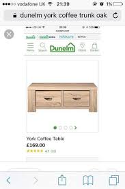 Your question will be posted publicly on the questions & answers page. Brand New In Box Dunelm York Coffee Trunk Oak Rrp 169 Selling Well Under Half Price In Littlehampton Expired Friday Ad