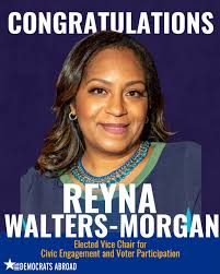 Congrats to the new leadership of the #DNC! 👏#DemocratsAbroad looks  forward to working with you in the coming years! #americansabroad  #KenMartin David Miles Hogg Reyna Walters-Morgan Rep. Malcolm Kenyatta  Malcolm Kenyatta Jason